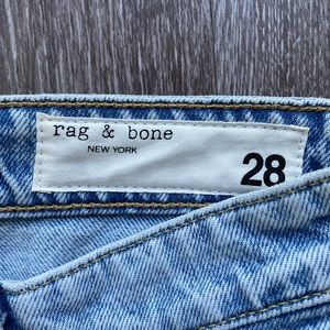 Light wash denim Rag and Bone jeans
